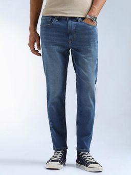 Flying Machine - Mankle Relaxed Fit Whiskered Jeans