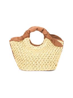 BTB Los Angeles - Leilani Raffia Straw Tote Bag Natural