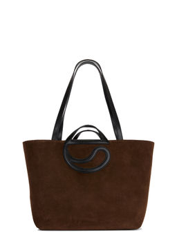 Coperni - C Handle Suede Tote Bag Brown
