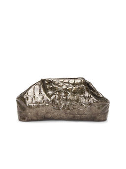 CULTNAKED - Babylon Leather Clutch Green