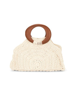 Dolce Vita - Crochet Cotton Top Handle Handbag Green