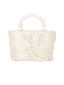 Emm Kuo - Pellicano Knot Textile Clutch Pink