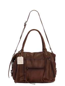 Free People - Emerson Leather Tote Bag Brown