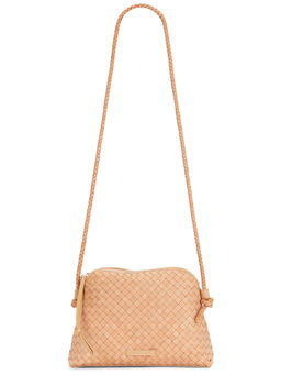 Loeffler Randall - Woven Leather Crossbody Bag Desert Sand