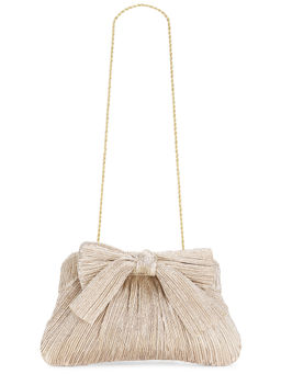 Loeffler Randall - Rayne Pleated Bow Clutch Champagne