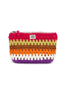 Marie Marie Amsterdam - Hand-knit Zip Pouch Multi-Color