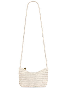 Madewell - Handwoven Leather Crossbody Bag Vintage Muslin