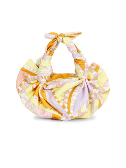 NLA Collection - Knot Satin Handbag Orange
