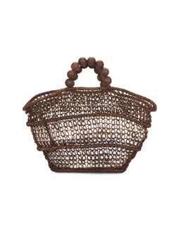 Poolside - Comporta Raffia Tote Bag Cocoa