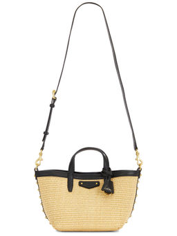 Rebecca Minkoff - Riley Straw Small Tote Bag Natural