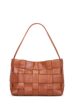 St. Agni - Woven Leather Mini Tote Chestnut