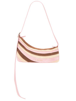 The Wolf Gang - Santo Suede Shoulder Bag Neapolitan