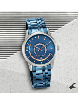 Fastrack - Exuberant 3279KM01 Blue Dial Multifunction Analog Watch for Men