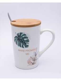 Voncasa - Mug with Lid (Bk1063)