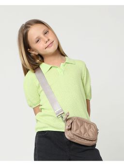 KIDS ONLY - Girls Solid Brown Bag