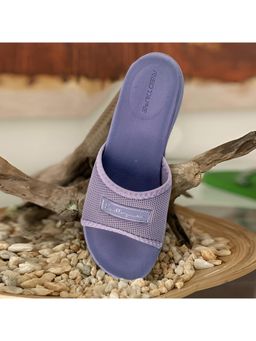 Red Tape - Women's Eva Comfort Sliders - Purple