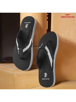 Red Tape - Women's Eva Comfort Flip Flop - Black