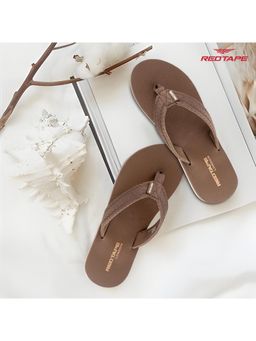 Red Tape - Women's Eva Comfort Flip Flop - Brown