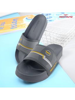 Red Tape - Men's Eva Comfort Sliders - Grey