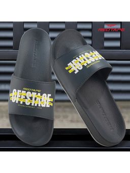 Red Tape - Men's Eva Comfort Sliders - Grey