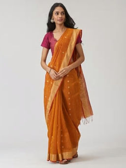 Fabindia - Cotton Silk Woven Chanderi Sari