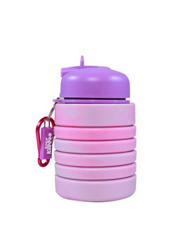 Smily Kiddos - Silicone Purple and Pink Water Bottle