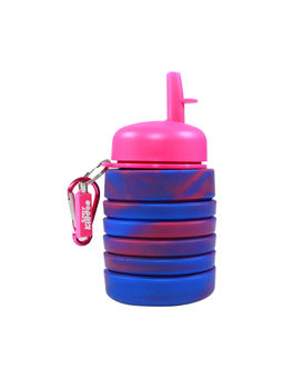 Smily Kiddos - Silicone Pink and Blue Water Bottle
