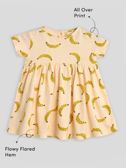 Somersault - Banana Gathered Dress