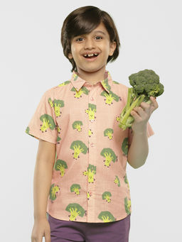 Somersault - Broccoli Pink Shirt