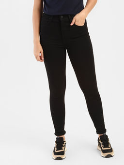 Levi's - Women Black Mile High Super Skinny Fit Jeans