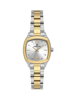 Daniel Klein - Dual-Tone IPS-IPG Silver Sunray Dial Stainless Steel Watch DK.1.13912-6 (M)