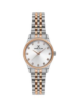 Daniel Klein - IPS-IP Pink Rose Gold Silver MOP Sunray Stainless Steel Watch DK.1.13914-6 (M)