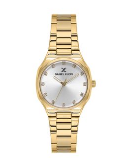 Daniel Klein - IPG Silver Sunray Dial Stone Stainless Steel Watch DK.1.13916-3 (M)