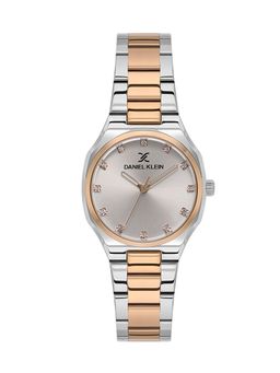 Daniel Klein - IPS-IP Pink Rose Gold Warm Grey Sunray Stainless Steel Watch DK.1.13916-6 (M)
