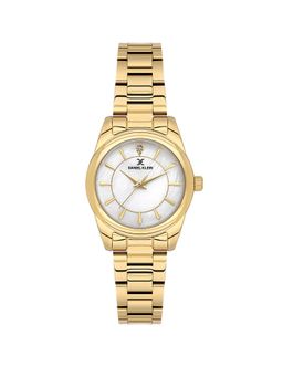 Daniel Klein - White Mother Of Pearl Gold-Tone Watch Dk.1.13929-3 (M)