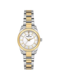 Daniel Klein - White Mother Of Pearl Silver-Gold Watch Dk.1.13929-4 (M)
