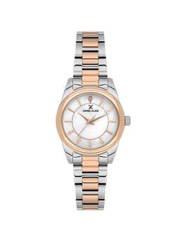 Daniel Klein - White Mother Of Pearl Rose Gold-Silver Watch Dk.1.13929-6 (M)