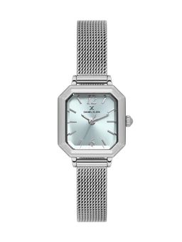 Daniel Klein - Green Sunray Dial Silver Mesh Watch Dk.1.13945-2 (M)