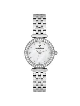 Daniel Klein - IPS White MOP Sunray Dial Stone Watch DK.1.13948-1 (M)