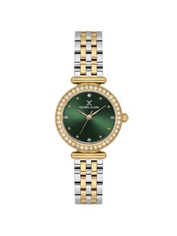 Daniel Klein - Green Dial Stone Stainless Steel Watch DK.1.13948-4 (M)