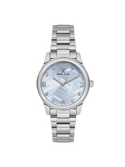 Daniel Klein - IPS Blue Embossed Dial Stone Watch DK.1.13953-3 (M)