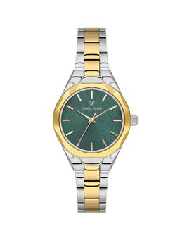 Daniel Klein - Dual-Tone IPS-IPG Dark Green MOP Sunray Dial Watch DK.1.13965-5 (M)