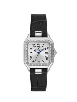 Daniel Klein - Silver Case Black Leather Strap Sunray Dial Watch DK.1.14039-1 (M)