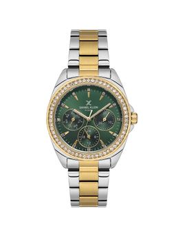 Daniel Klein - Dual-Tone IPS-IPG Dark Green Sunray Dial Watch DK.1.14053-4 (M)