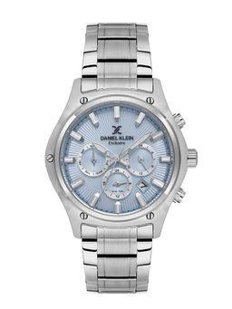 Daniel Klein - Mens Blue Dial Stainless Steel Watch DK.1.14057-3 (M)