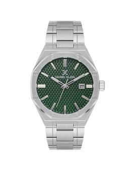 Daniel Klein - Mens Dark Green Dial Stainless Steel Watch DK.1.14081-4 (M)