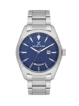 Daniel Klein - IPS Dark Blue Emboss Dial Watch DK.1.14087-2 (M)