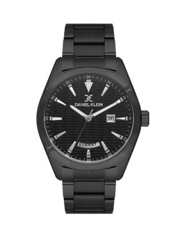 Daniel Klein - IP Black Emboss Dial Watch DK.1.14087-5 (M)
