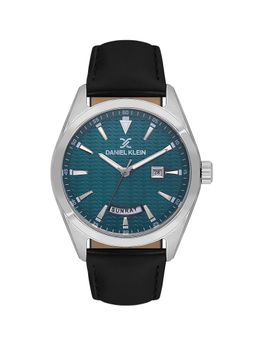 Daniel Klein - IPS Green Emboss Dial Leather Watch DK.1.14088-2 (M)