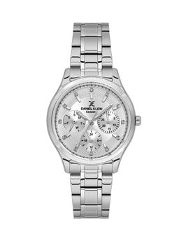 Daniel Klein - IPS Silver Sunray Brush Dial Watch DK.1.14089-1 (M)